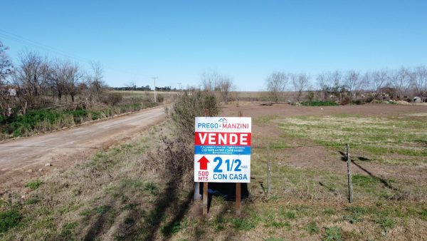 En venta quinta 2,5 hectáreas aprox. La Luisa Capitán Sarmiento