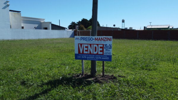Terreno en venta "El Tropezón" calle domingo F. Sarmiento y Reverendo Padre Lacabe, superficie 645m2